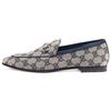 GUCCI Jordaan Loafer Blue Gg Canvas Women's 693213 KY980 4061
