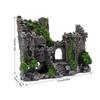 Fish Decorations For Tank Resin Vintage Betta Cave Castle Fish Tank Accessories Decorations For Saltwater Freshwater Home Indoor