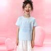 Girls' Printed Short Sleeve T-Shirt & Skirt Set