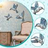 3Pcs Hummingbird Wall Decoration 2D Art Decor Cute Artwork Hanging for Living Room Hallway