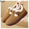 Fashion Women's Cotton Shoes Winter New Fashion Versatile Cotton Boots with Thick Velvet Snow Boots Fashion Cheap Shoes Clearance