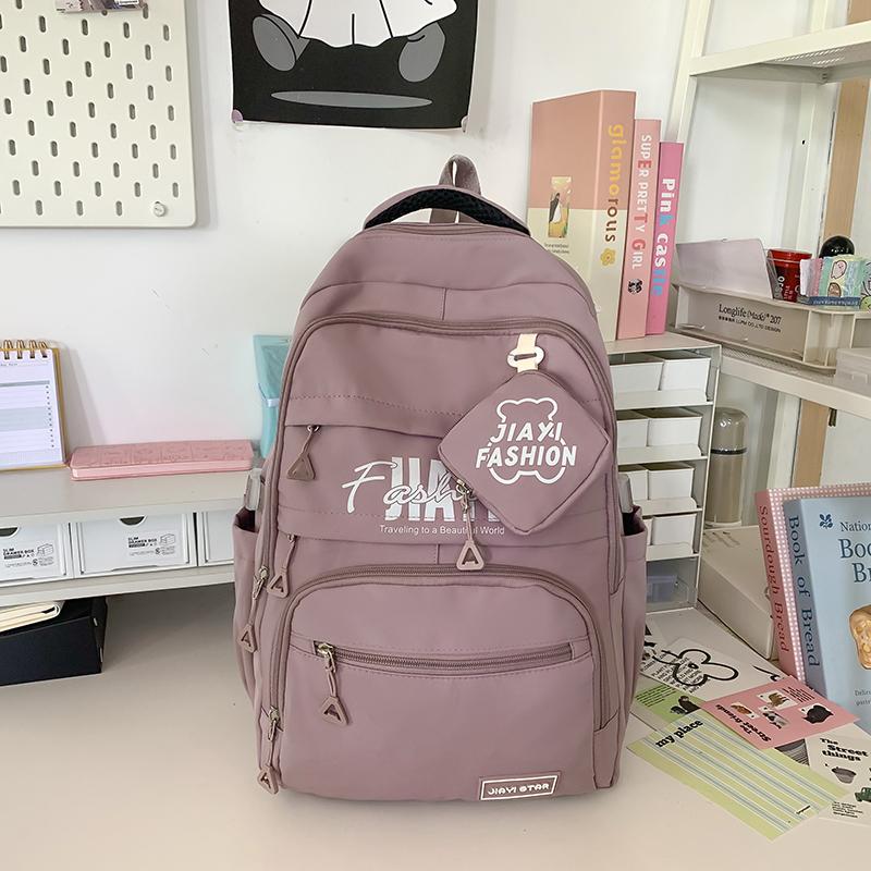 Школьный рюкзак с буквенным принтом — фото 12