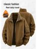 2025 Men's Autumn/Winter Plus Velvet Thick Warm Casual Workwear Jacket 2520