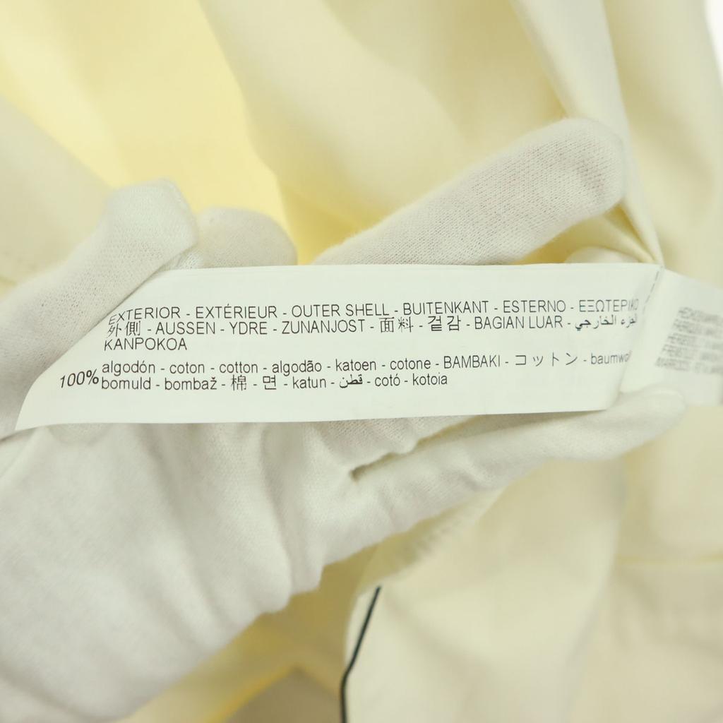 Unused ZARA Cotton Long Sleeve Thin Tailored Jacket 48 White Women Used