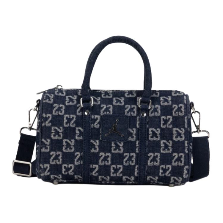 Jordan Fashion Print Logo Zipper Closure Crossbody Tote Bag Unisex bags Dark-Denim JD2623116AD-001 Dark Denim