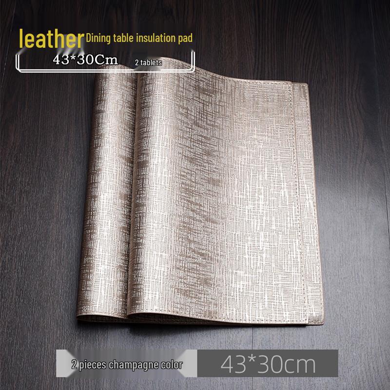 Luxury Leather Dining Placemat