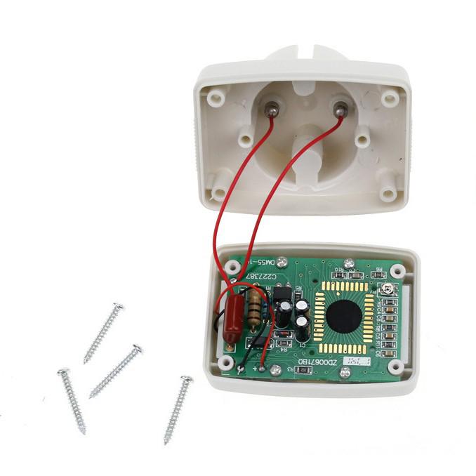 DM55-1 LCD Flat & Round Plug-in AC Voltmeter, 110V-220V, US & European Standard