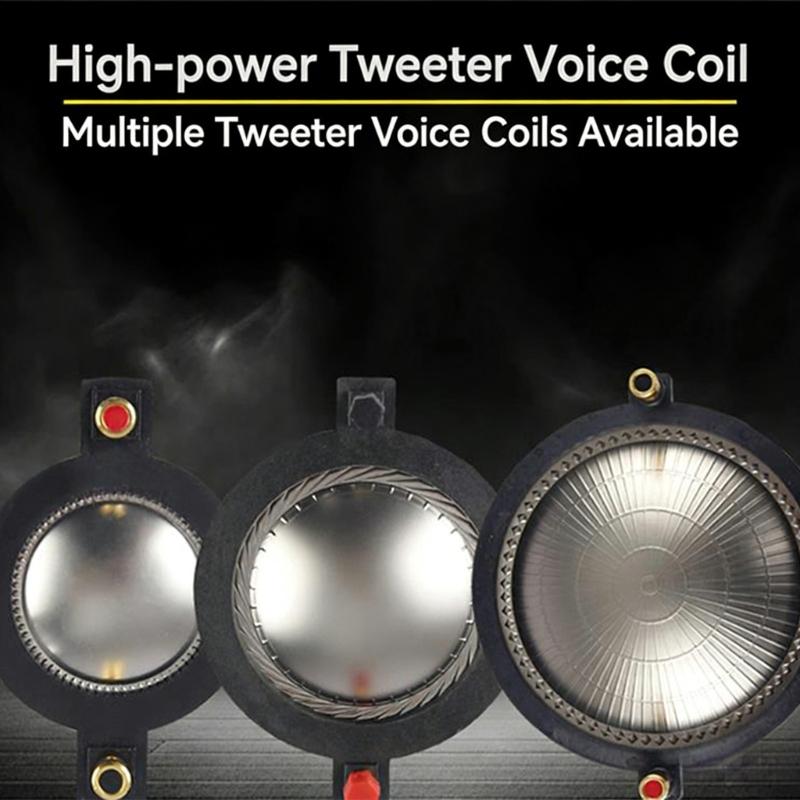 2Pcs Diaphragm Replacement Metal Film Tweeter Consistent Quality For Professional Sound Equipment Speaker Repair