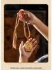 Retro Gilded Double-Sided Pendant: Fifth Lord and Eight Great Guardian Deities