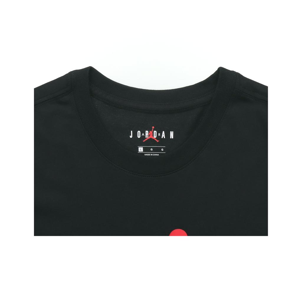 Air Jordan Flight Basketball Short Sleeve Tee Men Tops Black AO0665-010