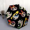 1pc Powerpuff Girls Auto Personality Cute Umbrella | Portable Foldable 8-Rib Manual Open, Cute Halloween & Christmas Gift for Outdoor, Casual Accessor