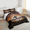 No Country for Old Men Coen Brothers Bedding Set, Orange Sephir Tommy Lee Jones, Crime Bed Linen