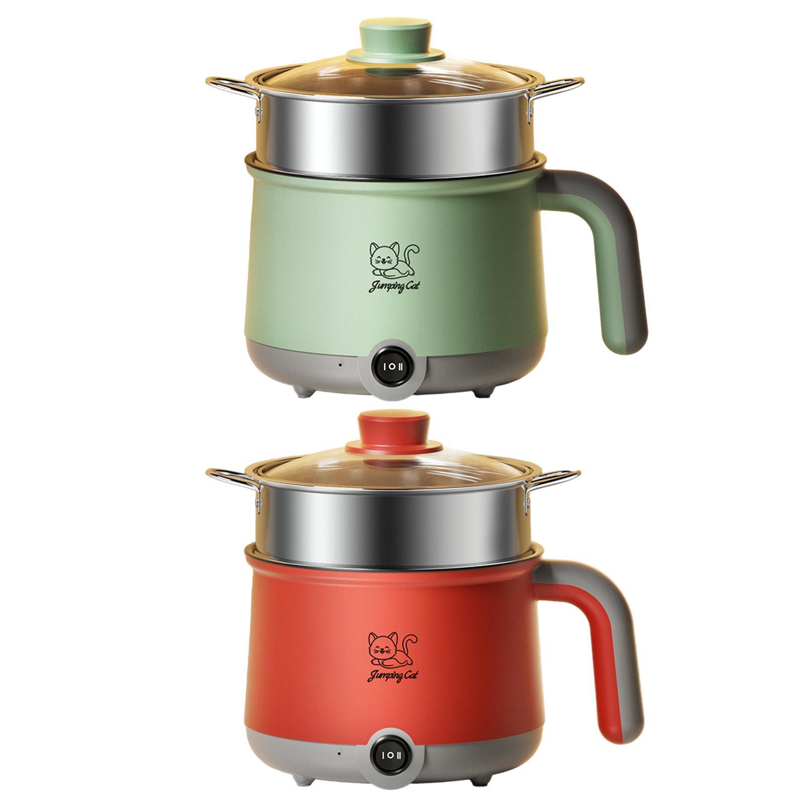 Электрический хот-пот с пароваркой бытовой антипригарный для стейка рамэн Шабу Шабу — фото 4