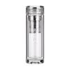 LeQianChu 300ml Double Wall Borosilicate Glass Tumbler