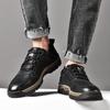 Autumn/Winter 2022 Men's Korean Style Leather Hiking Shoes - Trendy, Breathable, Casual.