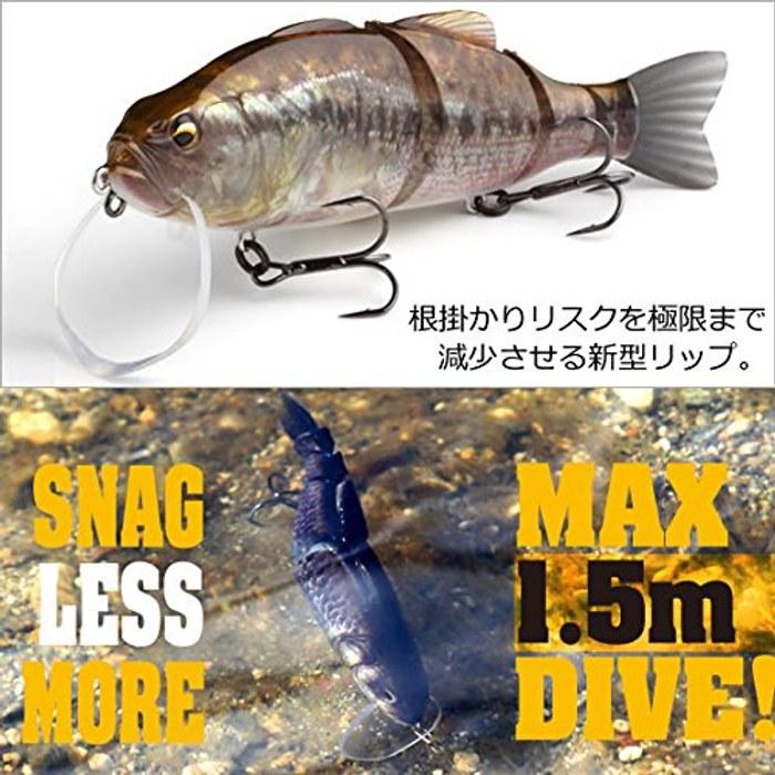 [Imakatsu] Bassroid Jr. Triple Double 3D Realism #483 Natural Sand-Eating Ayu 140mm