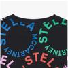 Stella Mccartney Tt4c30 Z1333 930mc Multicolor Round Logo Kids Sweatshirt
