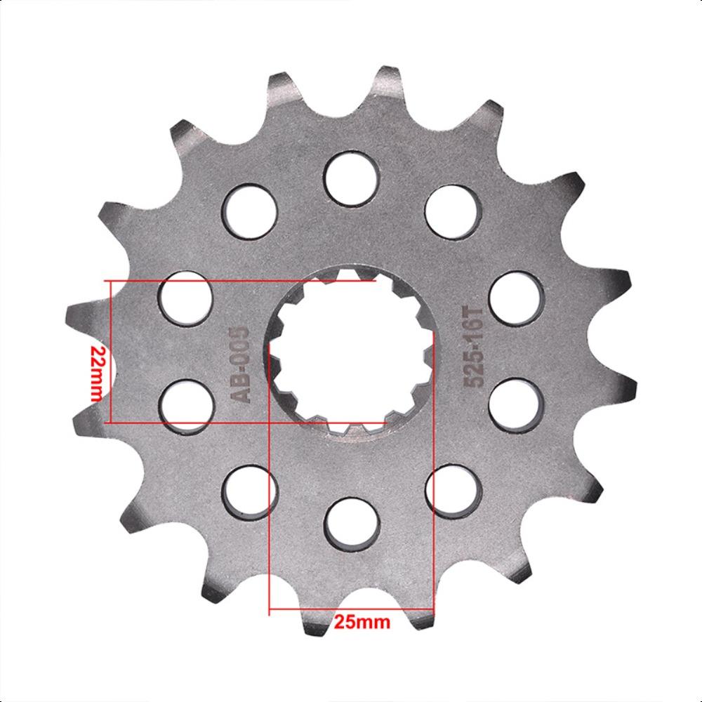 525-16T 525 46T Front Sprocket Gear Wheel for Triumph 660 Street Triple 765 Street Triple R