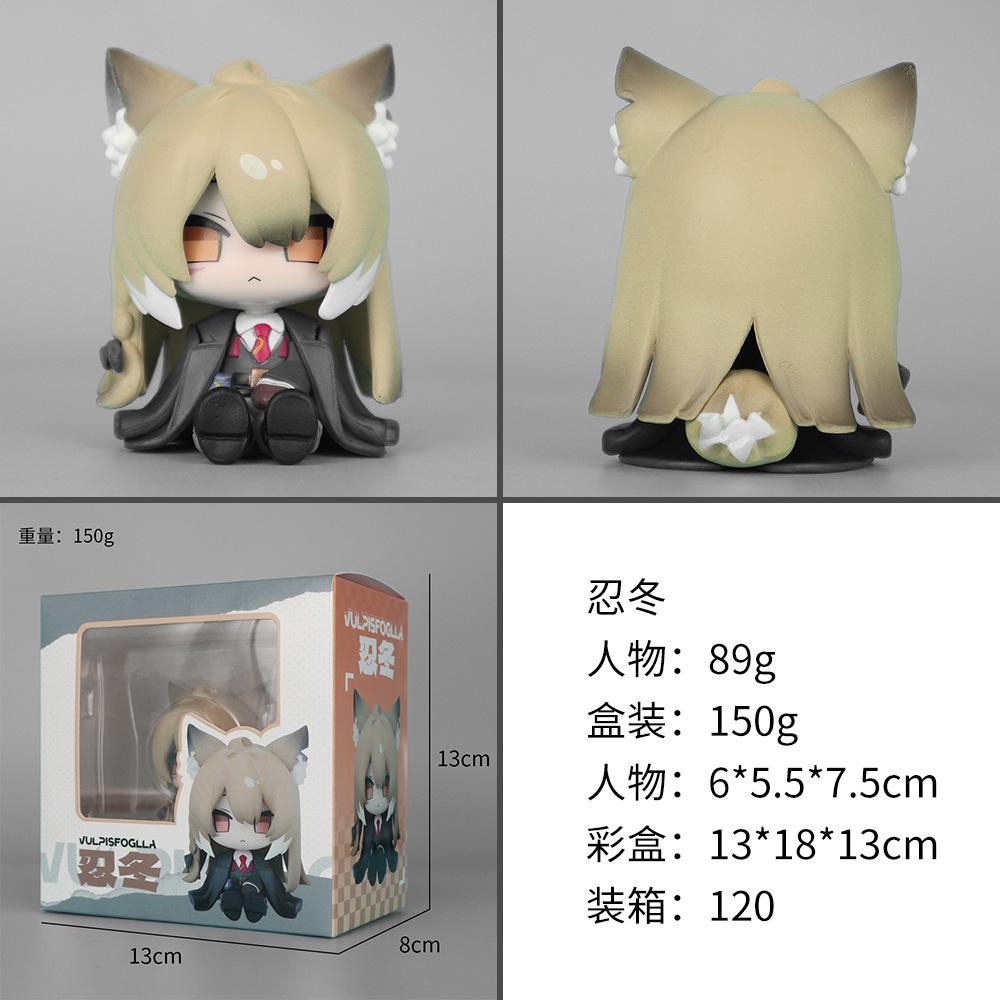 Arknights Wisadel Theresia Vulpisfoglia Texas Logos Lappland Game Action Figure Collection Model Toy Desktop Ornament Decoration