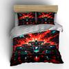 Stylish Racing Car with Red Background Bedding Set for Kids Luxury Gift 3pcs Digital Print Comforter Set Soft Comfortable