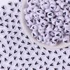 100/Bag Diy Black And White English Acrylic Letter Beads Handmade Bracelets Necklaces Beaded Accessories