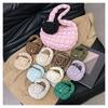 Fashionable New Style Pleated Cloud Bag Mini Change Purse Decorative Korean Storage Portable Decoration All-match Small