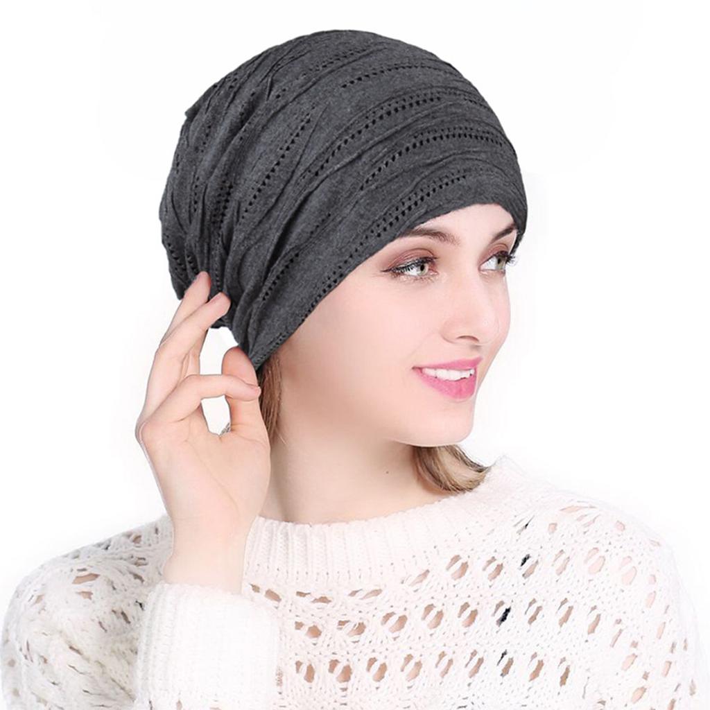 3pcs Women Slouchy Beanie Hats Casual Stretchy Turban Hats Cancer Headwear Cap Warm Elastic Chemo Covers Cap