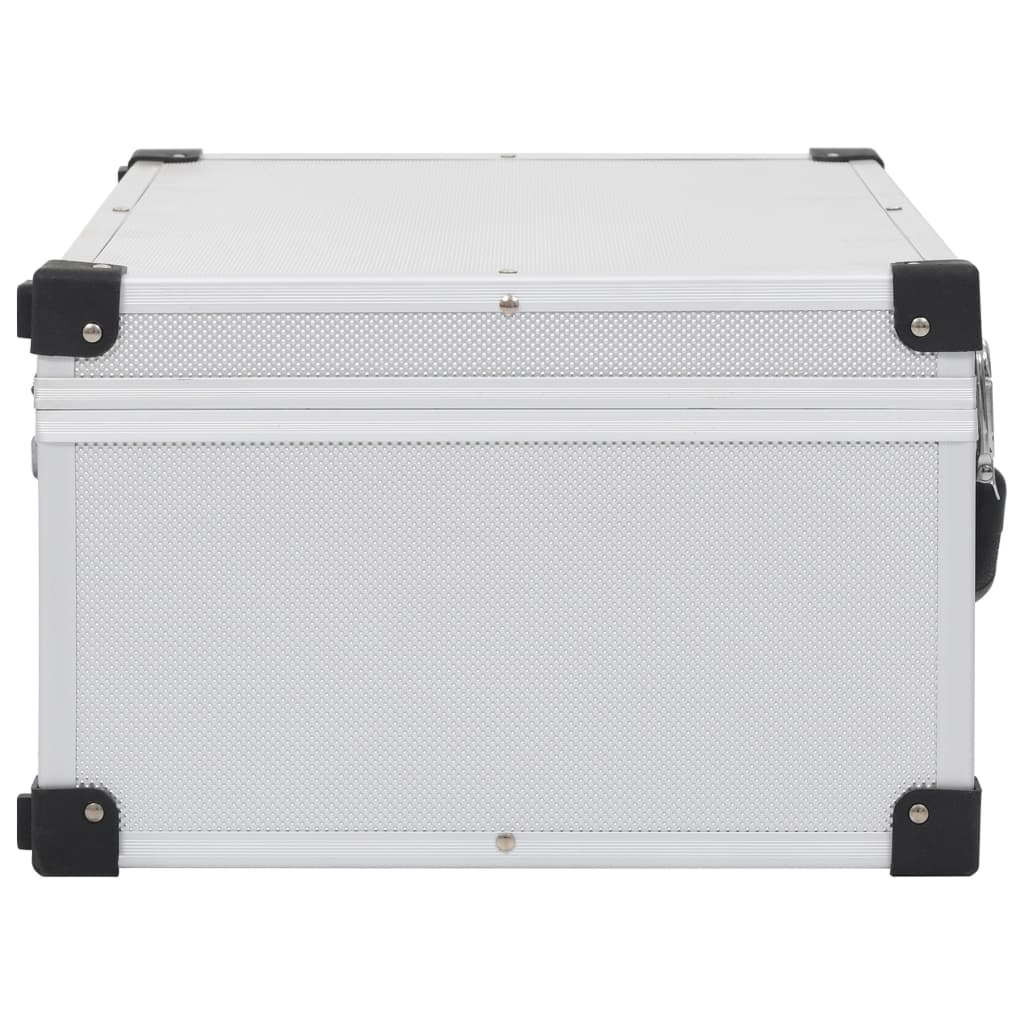 CD Case for 60 CDs Aluminum ABS Silver