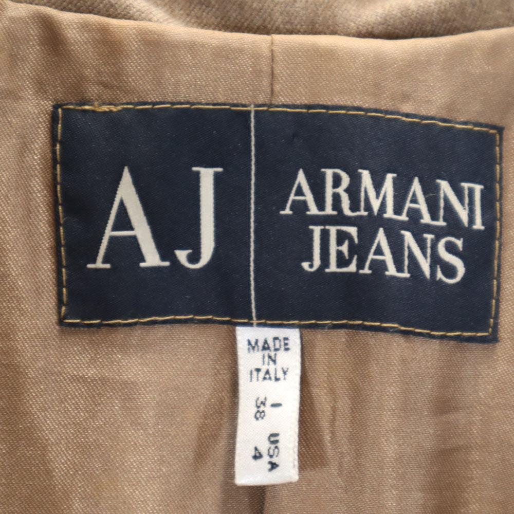Armani Jeans Made In Italy Comfort Fit Jacket 38 Brown Women Used