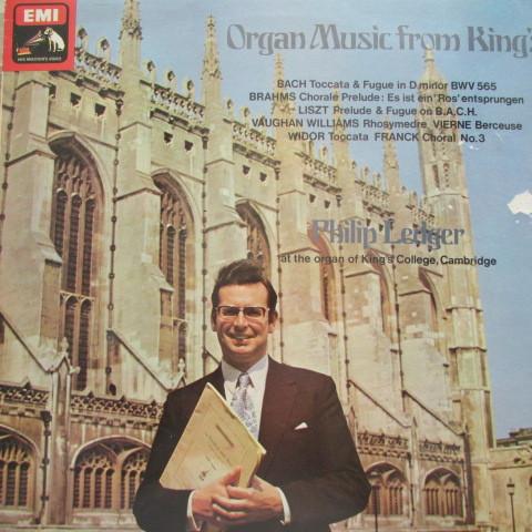 

LP Record PHILIP LEDGER Organ Music From Kings HQS1356 EMI 1976 UK Classical Used