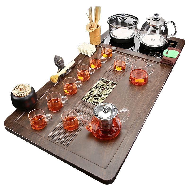 Jiakangming Automatic Tea Tray with Integrated Kettle Tea Set