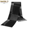 Men's Autumn & Winter Plaid Imitation Cashmere Scarf - Warm & Thick Custom Design