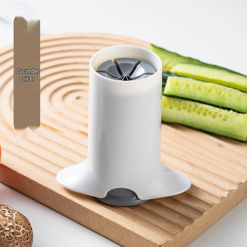 

304 Stainless Steel Dual-Layer Potato and Cucumber Cutter - Multifunctional French Fry Strip Maker