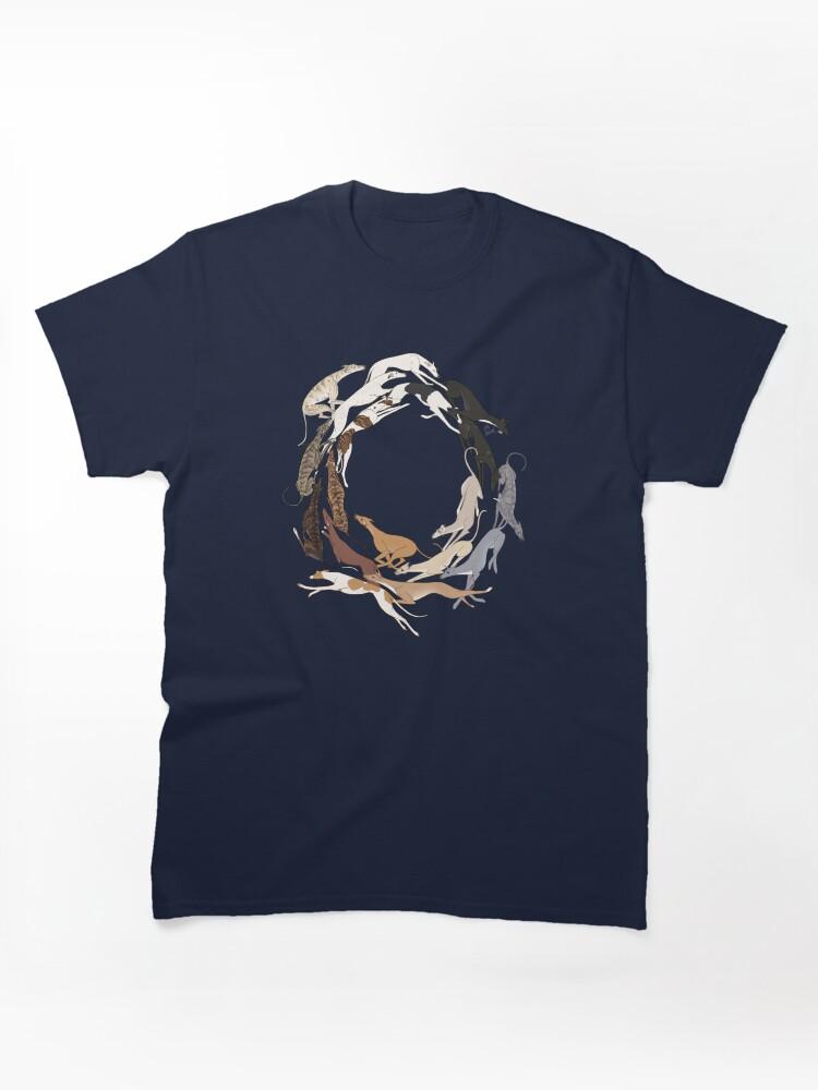 A Gathering of Cats The Greyt Hound Romp Classic Unisex T-Shirt