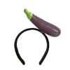 Novelty Knitted Headbands Stuffed Vegetables Hairbands Comfortable Costume Headpiece for Party Costume Accessory