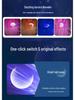 Aurora Bluetooth Colorful Star Projector Night Light - Romantic Bedside Atmosphere Gift