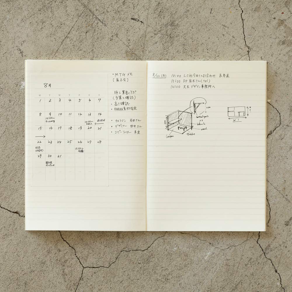 DESIGNPHIL MIDORI MD Tagebuch Aufkleber Frei 84794006 Minimalistisch