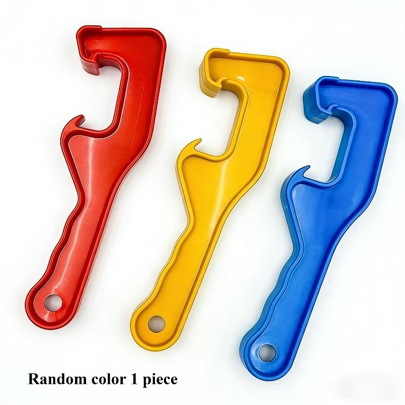 1Pc Random Color Bucket Lid Opener, 5 Gallon Paint Can Wrench, Compact Non-slip Grip for Home & Industrial Use