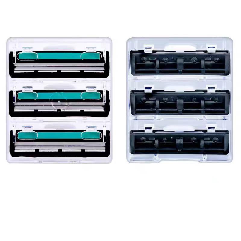 

Мужская ручная бритва с двумя лезвиями и двухслойной головкой в старом стиле