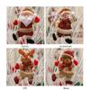 Cute Santa Claus Bear Elk Snowman Ornaments Christmas Pendant Christmas Tree Decoration Toy Doll