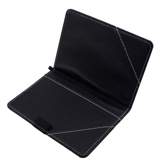 Golf Scorecard Holder Faux Leather Golf Yardage Book Cover Scorecard Book Protector with Ball Marker Hook Golf Accessories