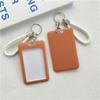 Card Keyring Business Key Chain Badge Holders ID Card Holders ID Card Protective Bus Card Cover