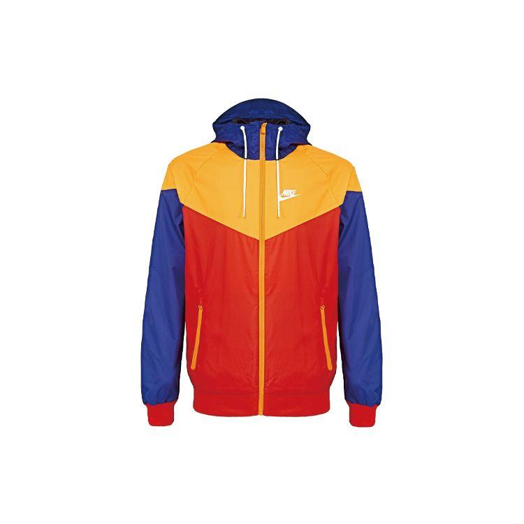 

Мужская куртка Nike Windrunner Colorblock, верхняя одежда, красная 727325-671