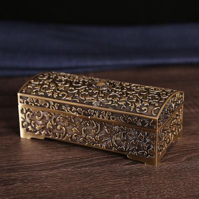New European and American Starry Sky Creative Bracelet Necklace Ring Box Jewelry Box Metal Belt Mirror Large