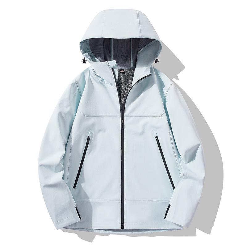 Unisex Graphene Softshell Windbreaker Jacket 2024: Light, Windproof Travel & Hiking Wear for Spring & Autumn.