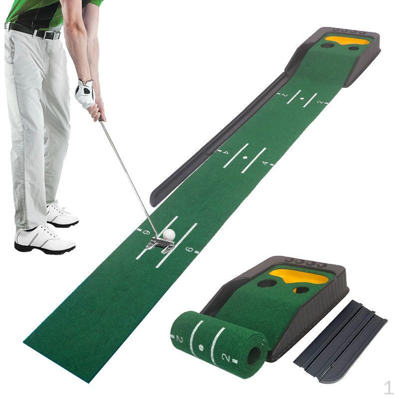 

Golf Putting Train Training Aid Portable Practice Mat for Backyard Living Room Men