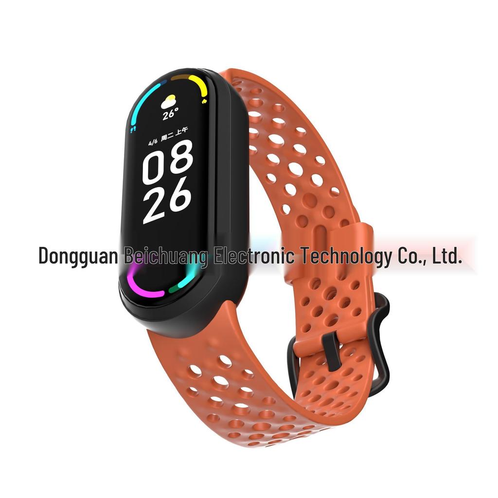 Silicone Strap with Cloud Hole Design for Xiaomi Mi Band 8/9/10