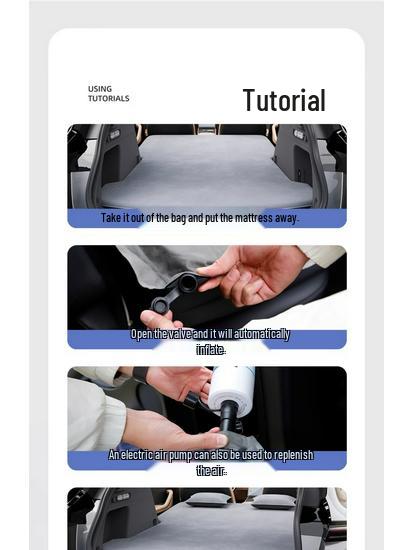 Xiaopeng G6/G9 Trunk Inflatable Mattress: Rear Seat Camping Bed