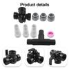 Breaking Resistant For Pool Equipment 3 Way Pool Valve 1.5 Inch Pool Valve Exquisite Craftsmanship Long-lasting Performance