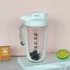 590ML Blender Shaker Bottle with Plastic Whisk Ball BPA Free Plastic Protein Shakes Leakproof for Powder Workout Gym Sport New